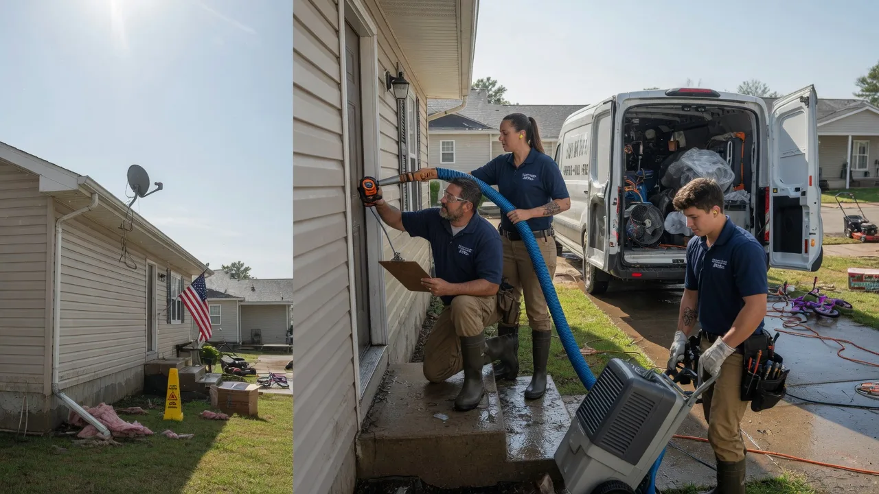 Ceiling Water Damage Restoration in Folcroft, PA near me